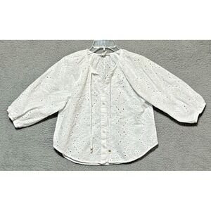 L.I.F.E. Love Is For Eternity Embroidered Eyelet Cottage Core Y2K Fairycore